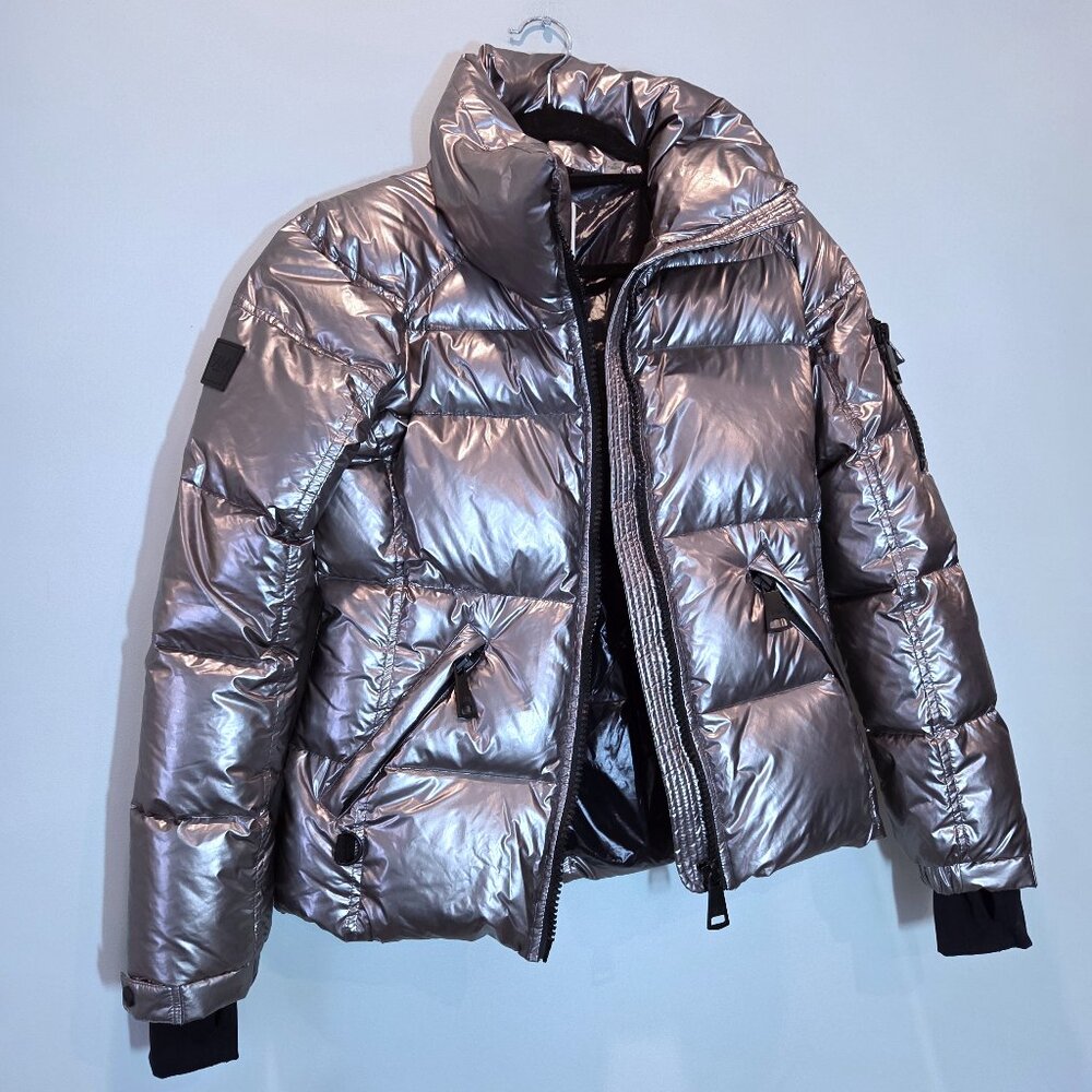 NWOT SAM Pyrite Metallic Freestyle Puffer Down Jacket Size S